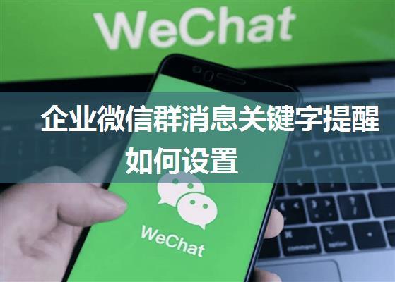 企业微信群消息关键字提醒如何设置