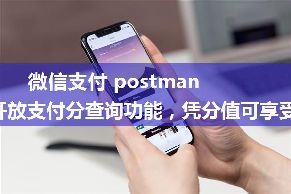 微信支付 postman_微信开放支付分查询功能，凭分值可享受超1000种信用服务！