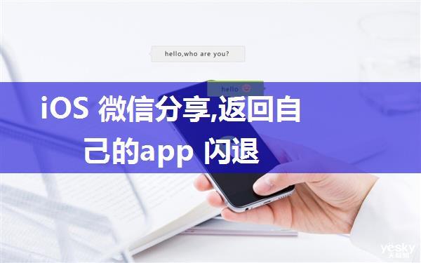 iOS 微信分享,返回自己的app 闪退