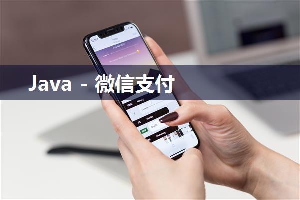 Java - 微信支付