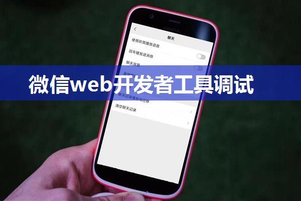 微信web开发者工具调试