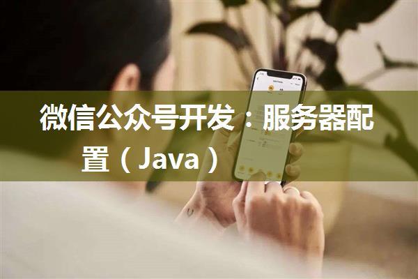 微信公众号开发：服务器配置（Java）