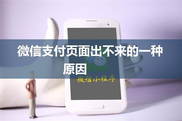 微信支付页面出不来的一种原因