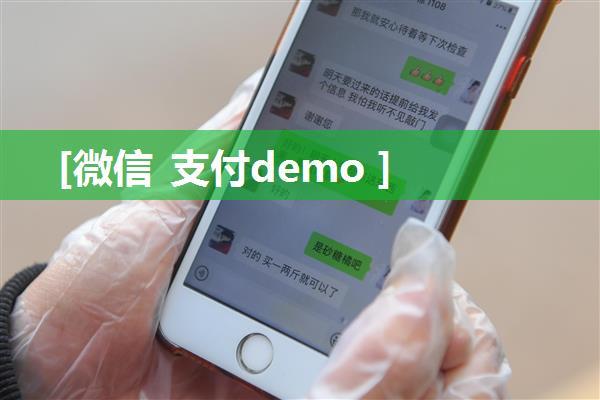 [微信 支付demo ]