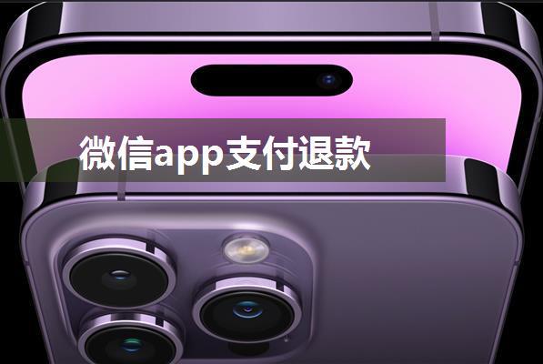 微信app支付退款