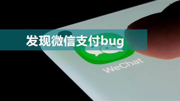 发现微信支付bug