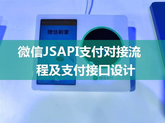 微信JSAPI支付对接流程及支付接口设计