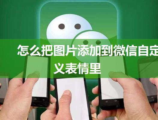 怎么把图片添加到微信自定义表情里