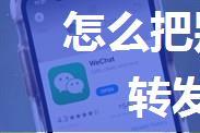 怎么把别人发的微信小视频转发到自己朋友圈