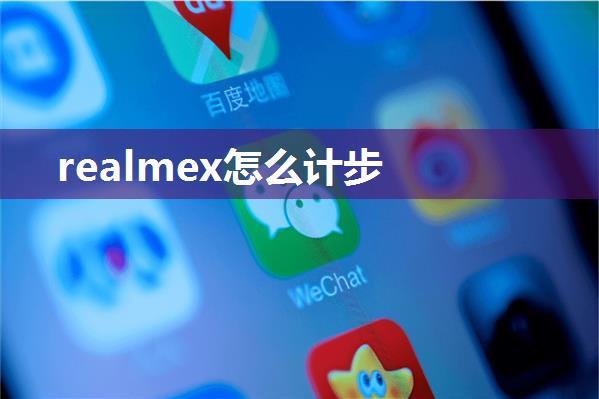 realmex怎么计步