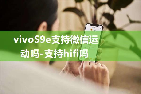 vivoS9e支持微信运动吗-支持hifi吗