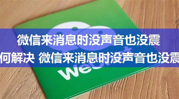 微信来消息时没声音也没震动是如何解决 微信来消息时没声音也没震动解决方法【详解】