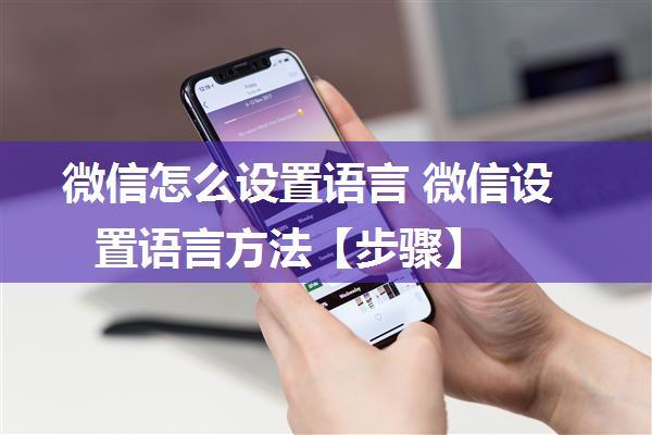 微信怎么设置语言 微信设置语言方法【步骤】