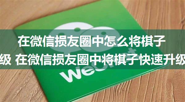 在微信损友圈中怎么将棋子快速升级 在微信损友圈中将棋子快速升级技巧【教程】